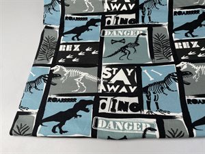 Isoli - med dinoer i blålige toner